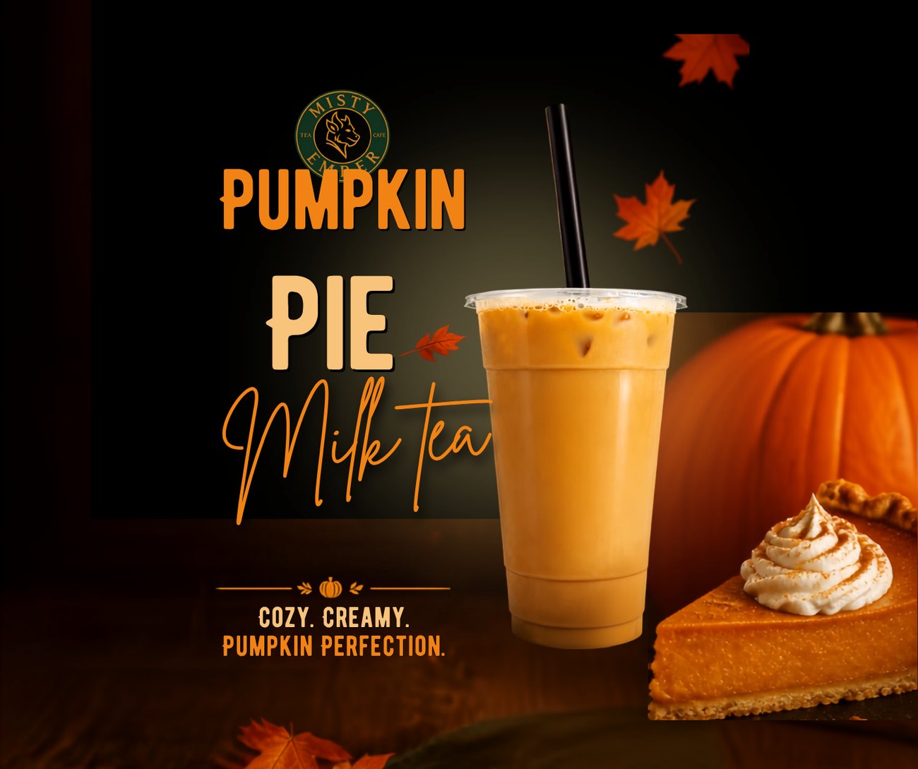 Pumpkin Pie Milk Tea promotional image